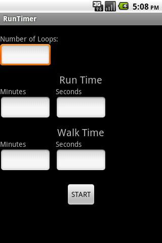 Run Walk Timer