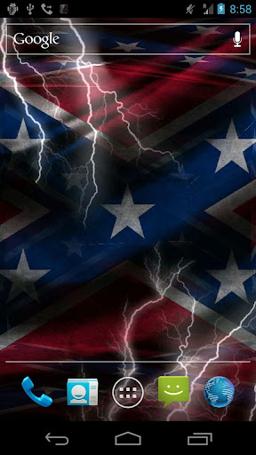 3D Rebel Flag Live Wallpaper ★