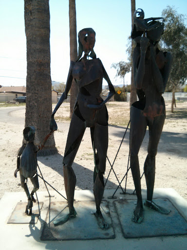 Mansfield Park Family Group Sculpture