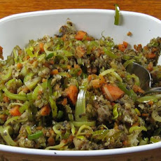 Vegetable Stuffing for Cornish Game Hens