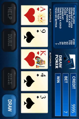 【免費紙牌App】Draw Poker-APP點子