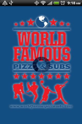 World Famous Pizza Subs