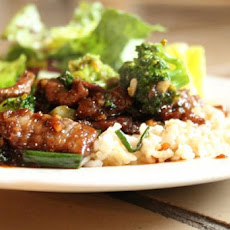 Lighter Mongolian Beef