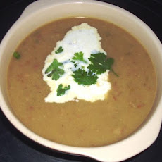 Cream of Turnip, Potato and Leek Soup