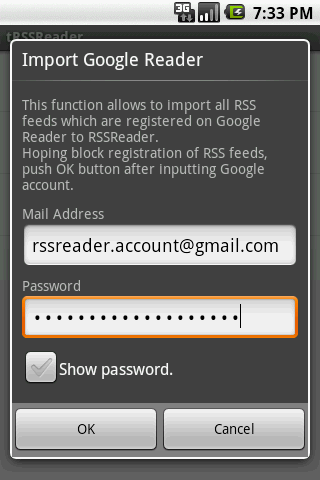 tRSSReader 日本語版