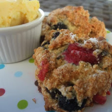 Tyler Florence's Berry Scones With Orange Honey Butter