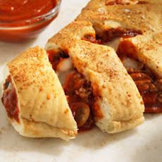 Sausage and Mushroom Calzone