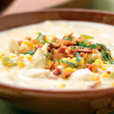 Crab and Corn Chowder with Bacon