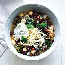 Black Bean, Hominy, and Kale Stew
