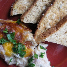 Crab Savoury (Baked Crab with Bread Crumbs and Cheese)