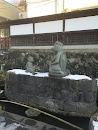 河童の石像(statue of water imps)