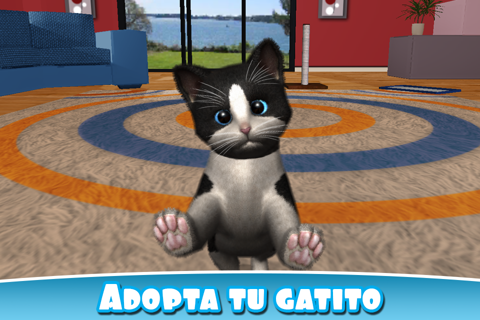 Android application Daily Kitten : virtual cat pet screenshort