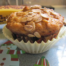 Pumpkin/Banana Oatmeal Muffins
