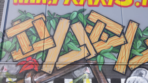 Graffiti Hout