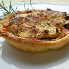 Cherry Tomato and Vegemite Tarts