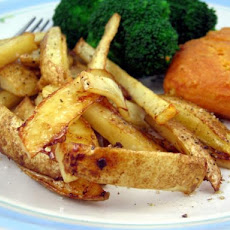 Somewhat Health-Ified English Chip Shop Style Oven Chips