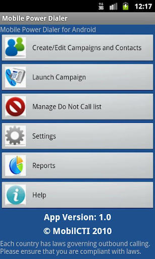 MobilCTI Auto Power Dialer