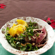 Steak, Watercress, and Orange Salad