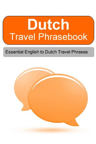 Dutch Travel Phrasebook