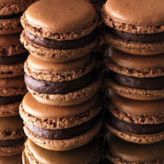 Chocolate Macaroons with Orange Ganache