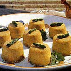 Asparagus and Parmesan Puddings