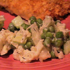 Creamy Cauliflower-Pea Medley