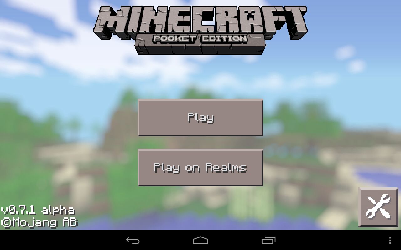 Minecraft PE 0.7.1 - App Demo