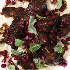 Pomegranate-Marinated Lamb with Spices and Couscous