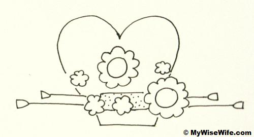 Sketch of Wedding Design Sketch of Wedding Design