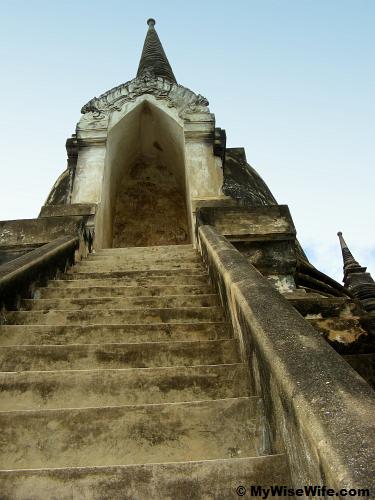 Staircase to chedi Staircase to chedi