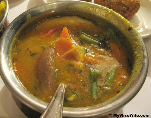 Green Dhall Sambhar