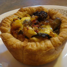 Roast Vegetable and Feta Tarts