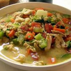 Peanut Butter Vegetable Chicken Soup