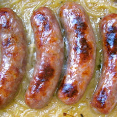 Sausages with Ale Onions