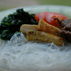 Un-done Summer Rolls With Tangy Thai Mint Dressing