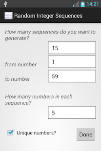 How to mod Generate Random Numbers - Free lastet apk for android