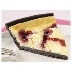 PHILADELPHIA® 3-STEP® White Chocolate Raspberry Swirl Cheesecake