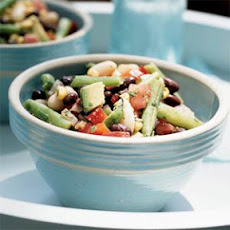Zesty Three-Bean and Roasted Corn Salad