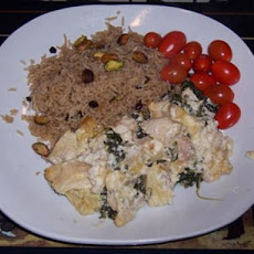 Layered Chicken and Artichoke Casserole