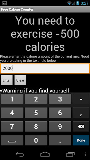 Free Calorie Counter