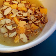 Applesauce With Cheddar Cheese and Toasted Almonds for 2