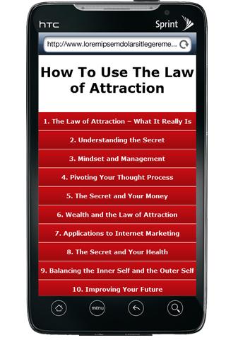 The Law of Attraction