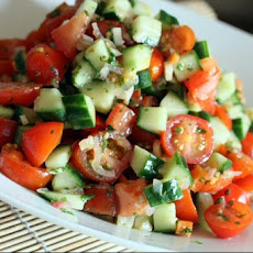 Cucumber Tomato Salad With Heat