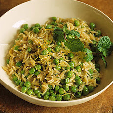 Orzo with Mint and Peas