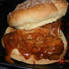 Smoky Bourbon Pulled Pork Sandwiches from Your Crock Pot.