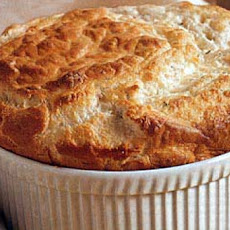 Gruyère and Parmesan Cheese Soufflé