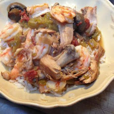 Crock Pot Cajun Chicken and Shrimp