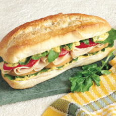 Smoked Mozzarella & Turkey Heroes