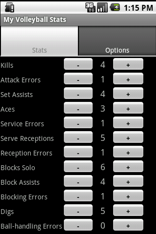 Volleyball Stats Tracker