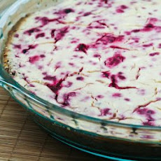 Low-Sugar Raspberry Cheesecake with Pecan Crust
